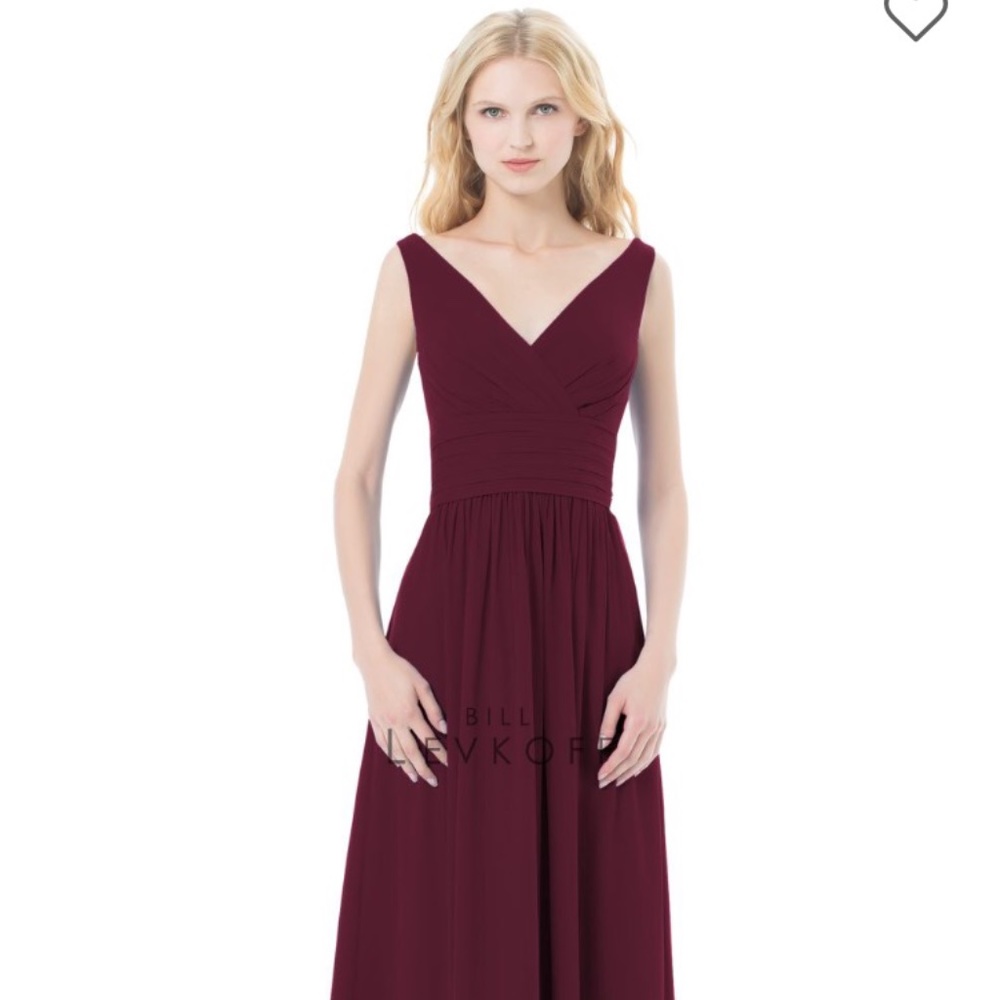 David's Bridal Bridesmaid Dress - Wine Color